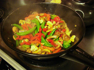 Hot Shrimp Stir Fry