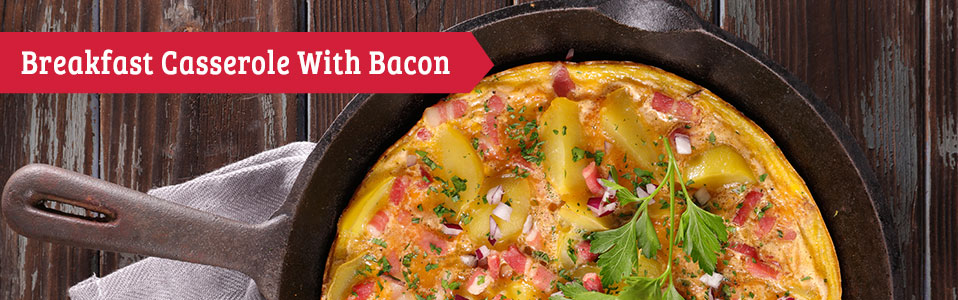 Breakfast Casserole with Bacon