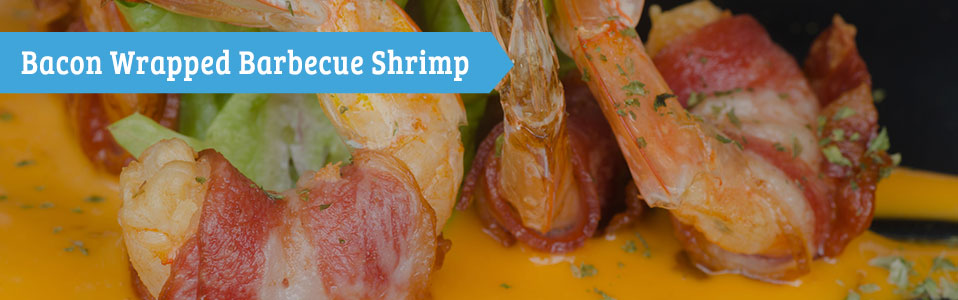 Backon Wrapped Barbecue Shrimp