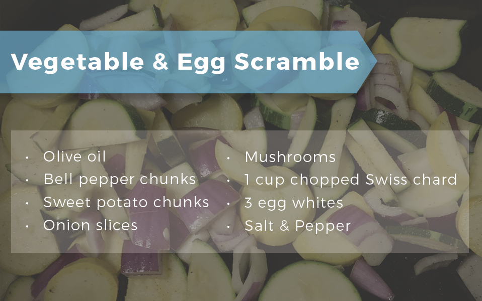 Vegetable & Egg Scramble