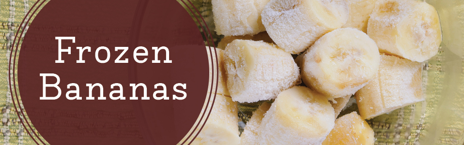 Healthy Snack - Frozen Bananas