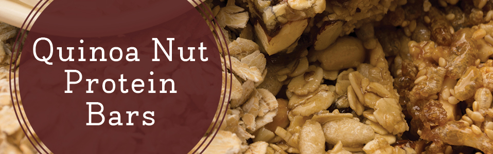 Healthy Snack - Quinoa Nut Protein Bars