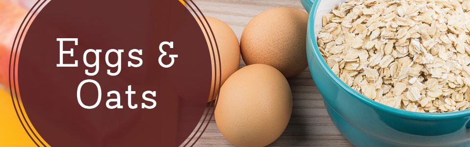 Healthy Breakfast - Eggs and Oats