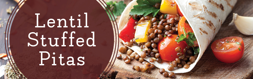 Healthy Lunch - Lentil Pitas