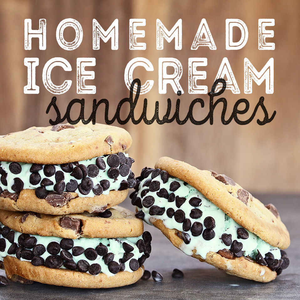 Homemade Ice Cream Sandwiches