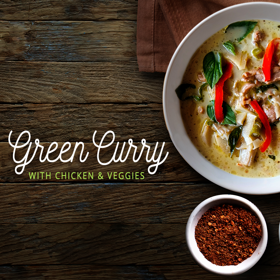 Green Curry with Chicken & Veggies