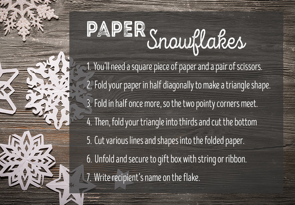 How to Make Paper Snowflakes